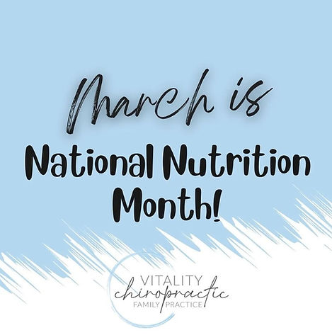 National Nutrition Month