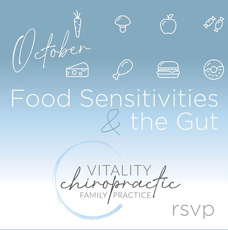 October is Food Sensitivities & Gut Education